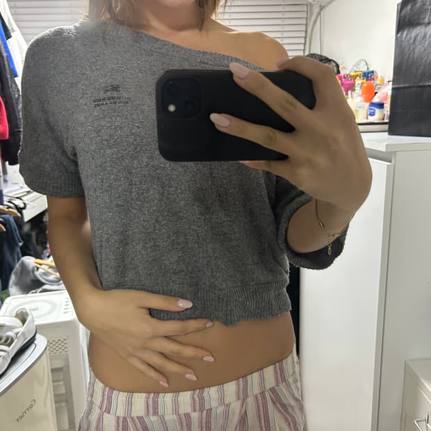 버버리 빈티지 리버시블 니트