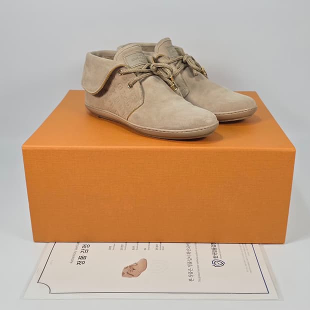 루이비통 모노그램 스웨이드 모카신 부츠 (230) 