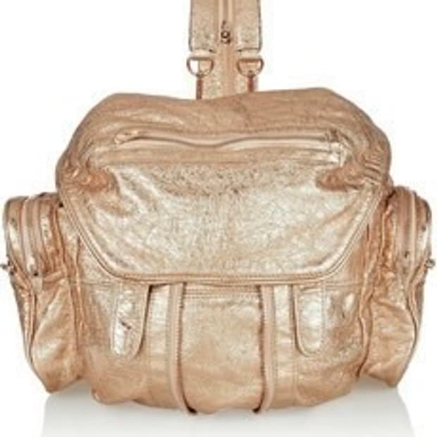 알렉산더왕 마르티 백팩 로즈골드 글리터 투웨이 백