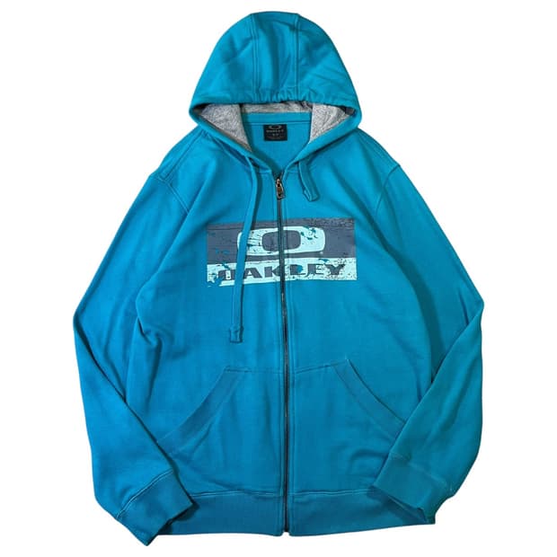 오클리 빅로고 후드집업