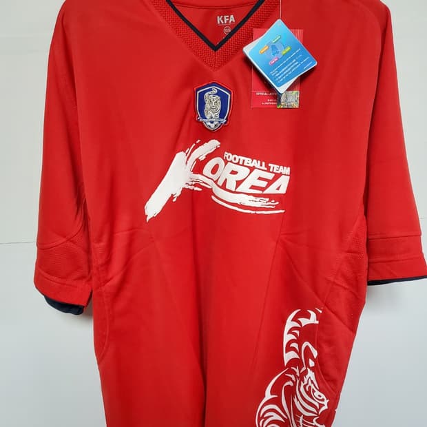 KFA 대한민국 축구 국가대표팀 유니폼 정품 105사이즈 미사용