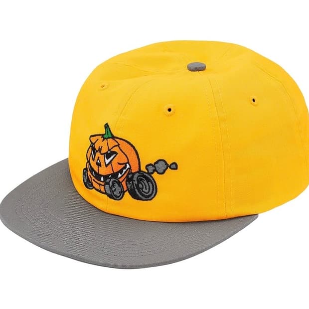 (OS)슈프림 19FW Pumpkin 6-Panel 캡
