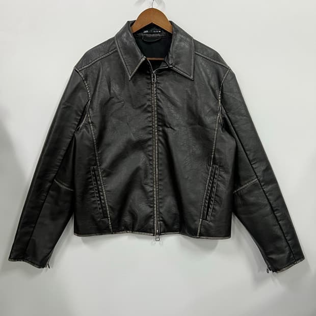 자라 가죽 자켓 