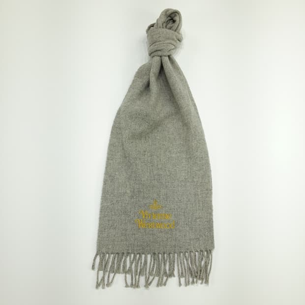 MX123 비비안 웨스트우드 그레이 목도리 머플러