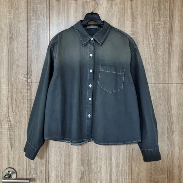 스티치 빈티지 워싱셔츠