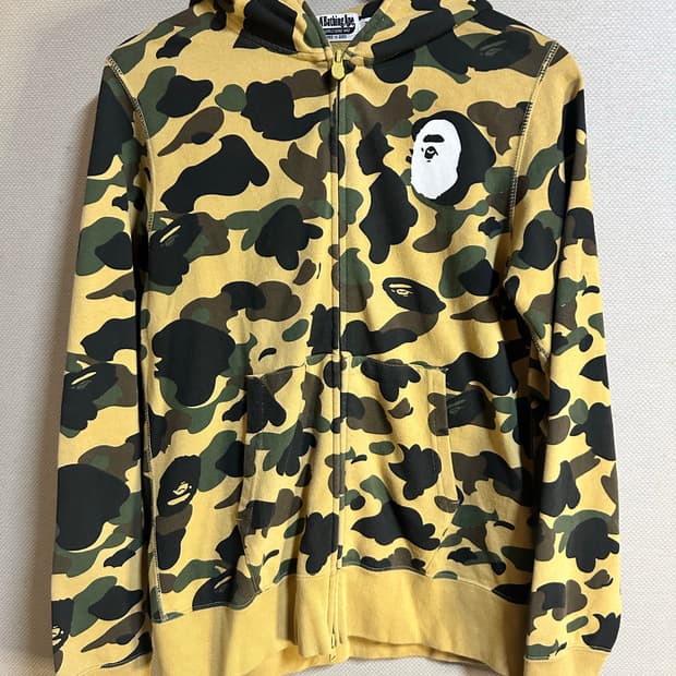 Bape 1st camo full zip hoodie