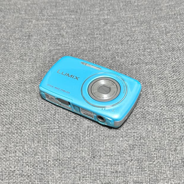 파나소닉 루믹스 DMC-S1 라이트블루 빈티지디카