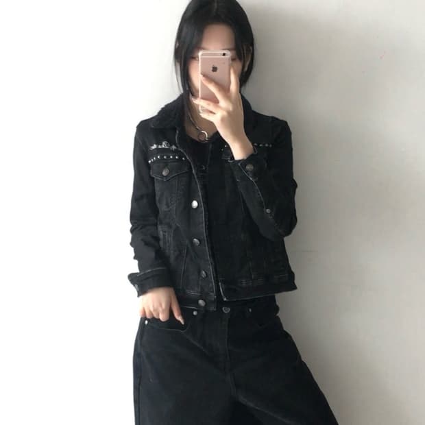 할리데이비슨 쉐르파 데님청자켓 