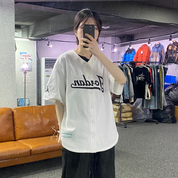 나이키 조던 빅로고 야구 져지 B4237