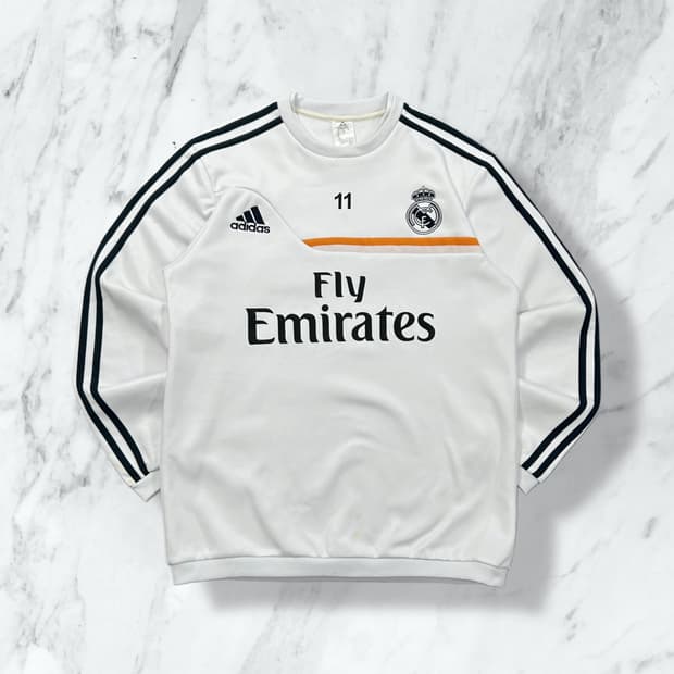 아디다스 13-14 레알 마드리드 트레이닝탑 맨투맨