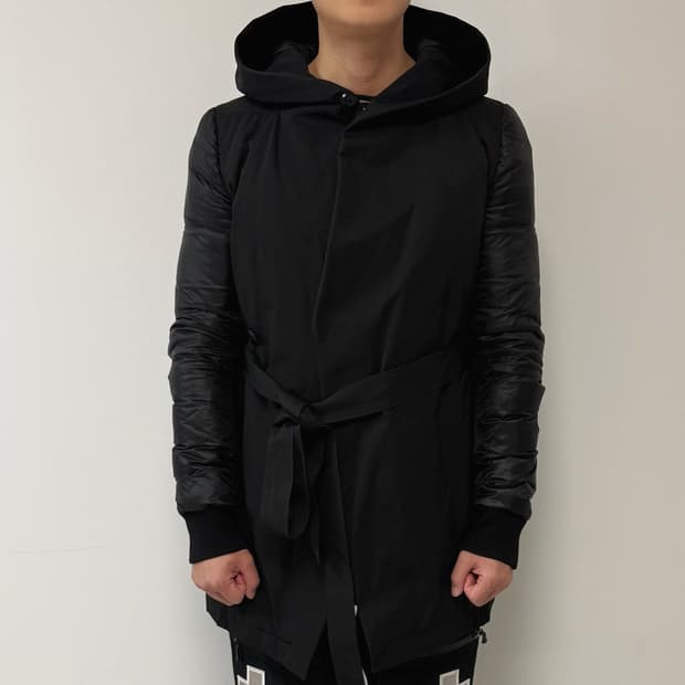 릭오웬스 13FW "PLINTH" 구스다운 후드 코트 