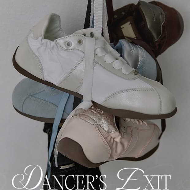 <판매교환> 락피쉬 웨더웨어 스크런치 플랫 스니커즈 크림 베이지