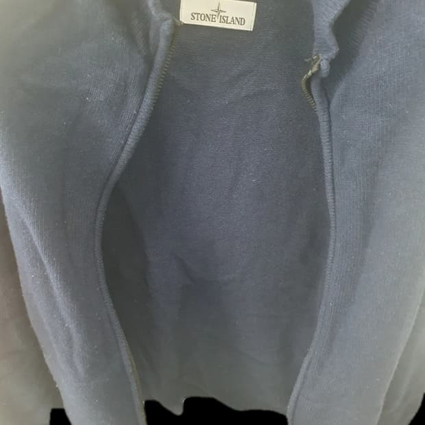 스톤아일랜드 네이비 니트집업