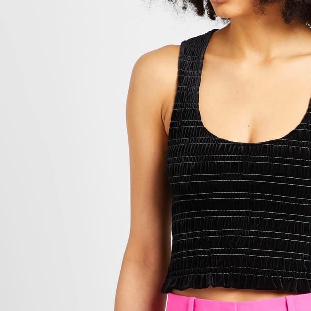 가니 벨벳 뷔스티에 40 새상품