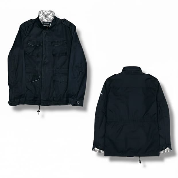 Burberry 블랙 멀티포켓 자켓