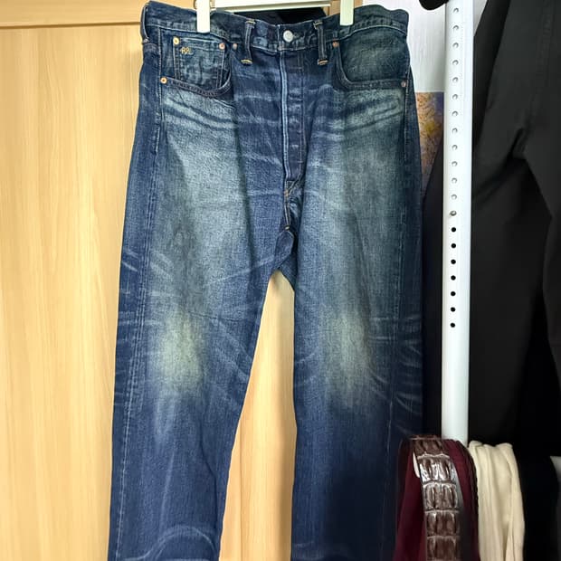 Rrl five pocket selvedge denim