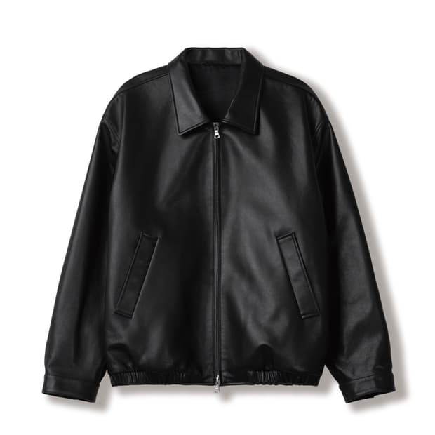 [1] SEW 스테디에브리웨어 레더 블루종 자켓