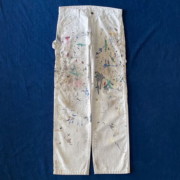 디키즈 화이트 카펜터 페인터 워크 팬츠 YC-027