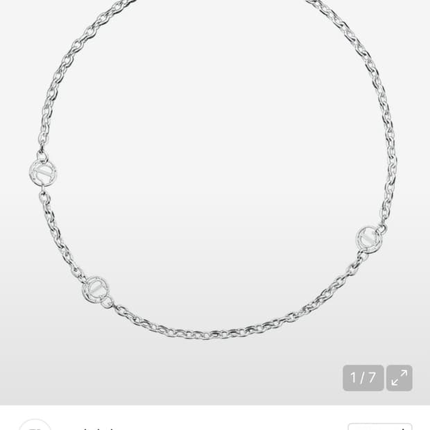 트리밍버드 Circle Chain Necklace [ Silver ] 
