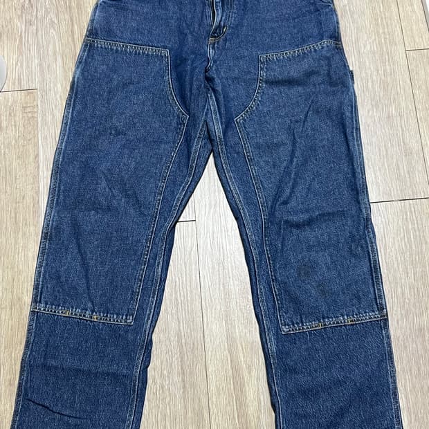 [32] 칼하트wip 더블니 스미스 데님 팬츠