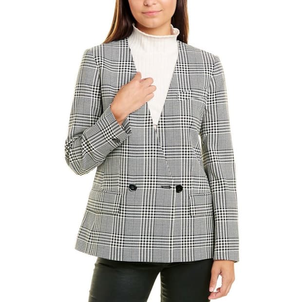 클럽모나코(Club Monaco) 더블 체크자켓 44-55