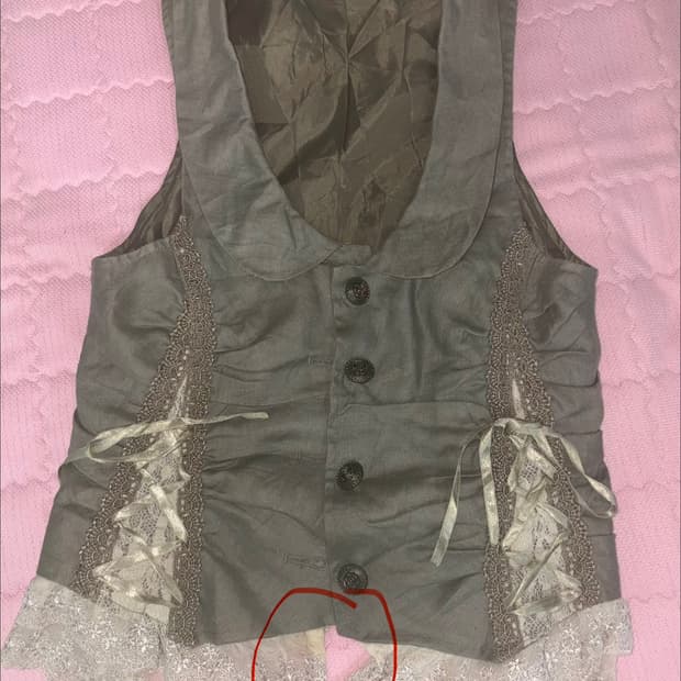 엑시즈팜 베스트 + 빈티지 코디세트