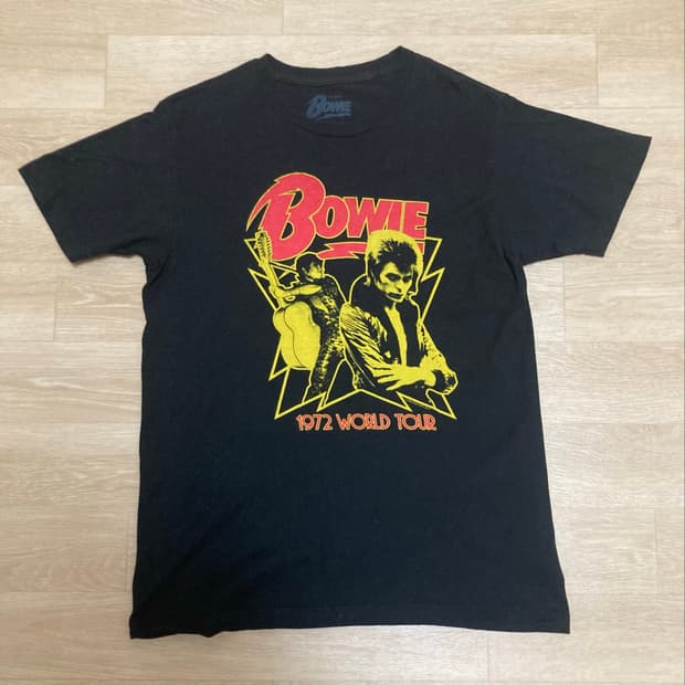 데이비드 보위 1972 투어 티셔츠 M