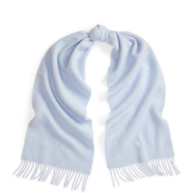 폴로 프린지 머플러(스카이블루)