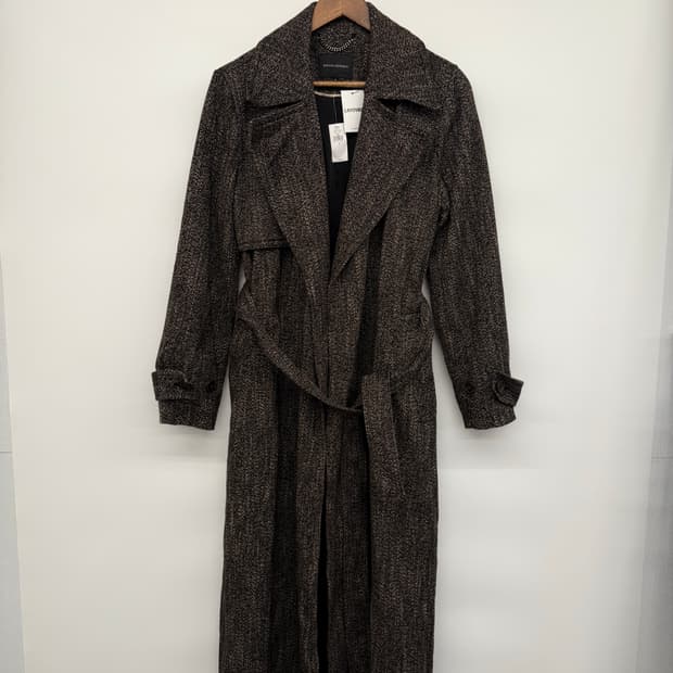 바나나 리퍼블릭 해링본 울코트