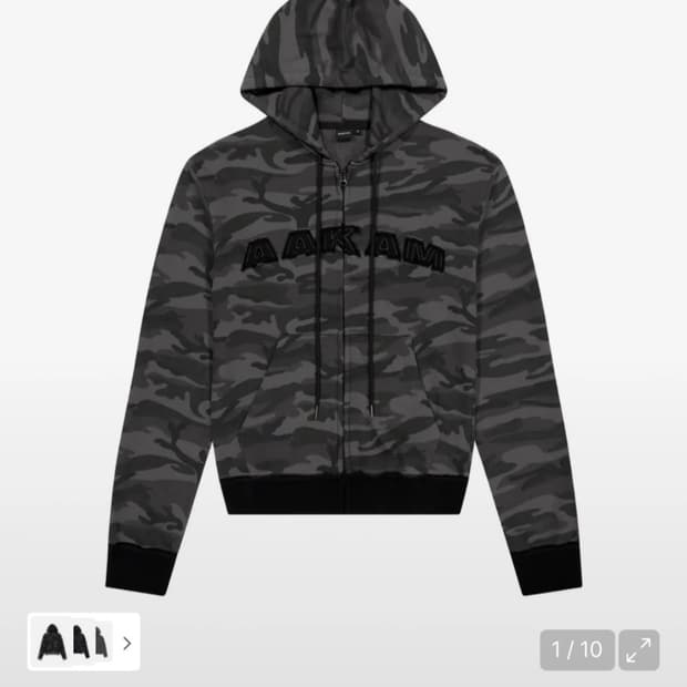 아캄 카모 후드집업 1사이즈
