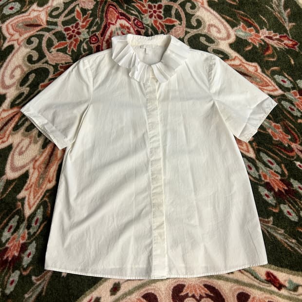 Cos 프릴 반팔셔츠