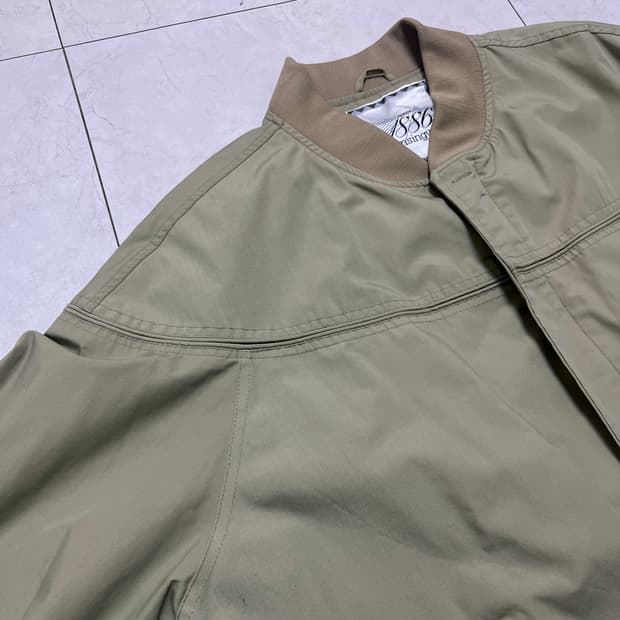 90s 먼싱웨어 munsing wear 베이지 아일렛 디테일 자켓