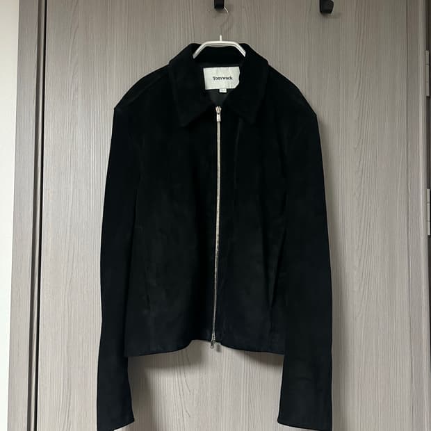 (M) 토니웩 스웨이드 블루종 블랙