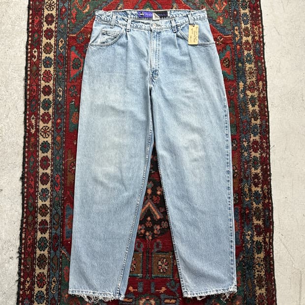 90's USA Made 리바이스 실버탭 배기 데님 팬츠
