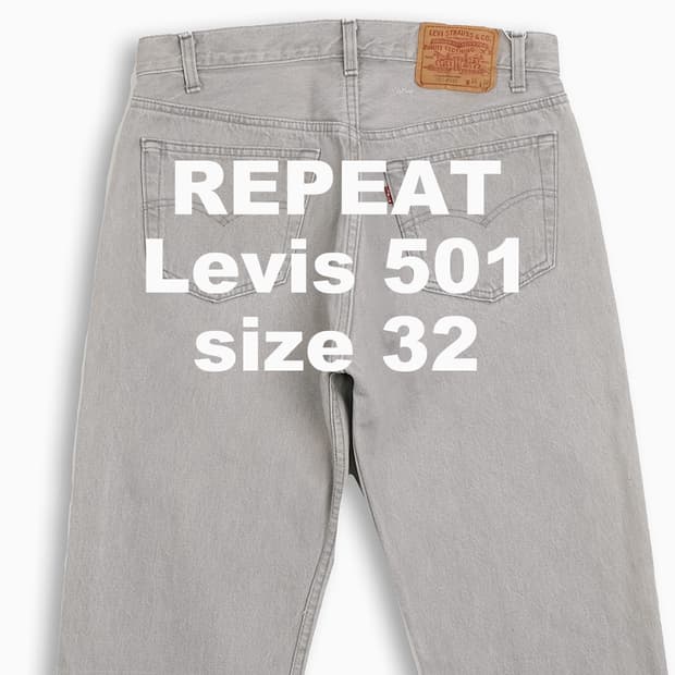 빈티지 리바이스 501 80s USA 32 인치 LV50134557
