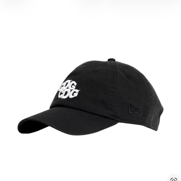 CDG 뉴에라 캐주얼 클래식 캡 블랙 새상품