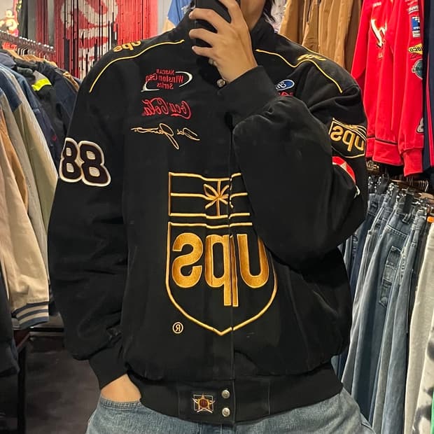 [IM]JH 제프해밀턴 Design since 1988 블랙 레이싱자켓 