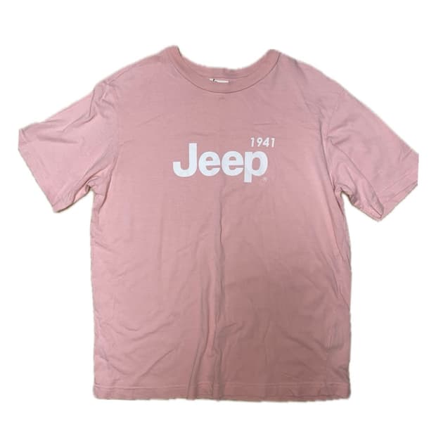 지프 jeep 딸기우유 반팔 티셔츠 m