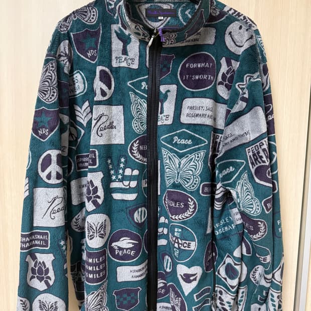 니들스 23aw 스포츠웨어 W.U.파이핑 플리스 자켓