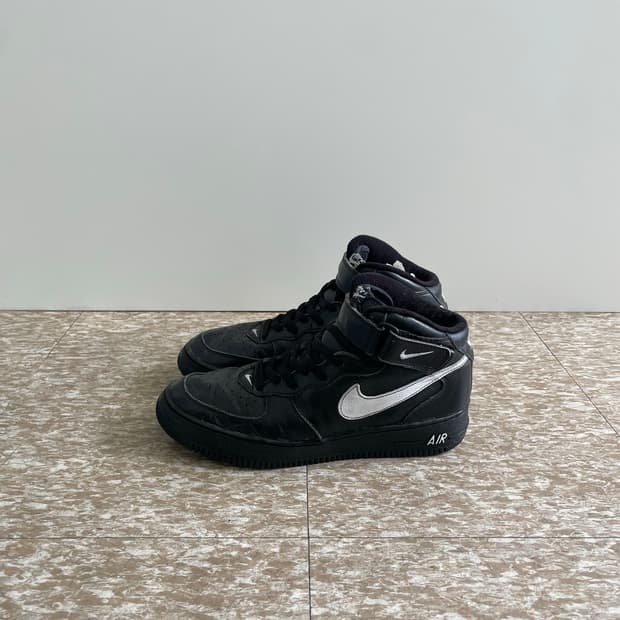 Vintage nike air force mid black 275
