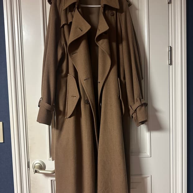 오라리 캐시미어 울 트렌치 코트 4