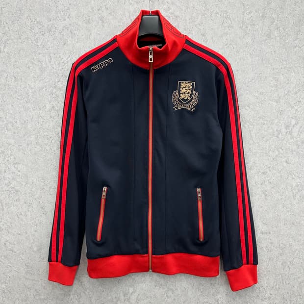 100 카파 영국 남자 슬림핏 져지 트랙탑