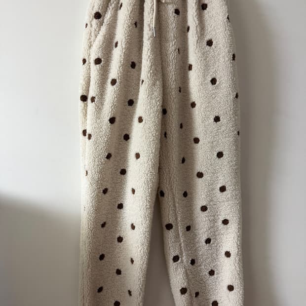 새상품 여자 도트 조거팬츠