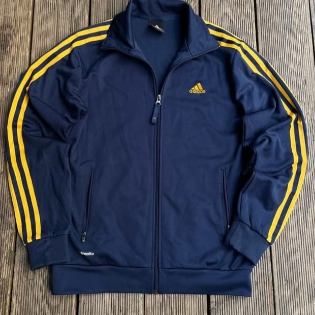 아디다스 네이비 남노 여자 트랙탑 져지집업 95/M