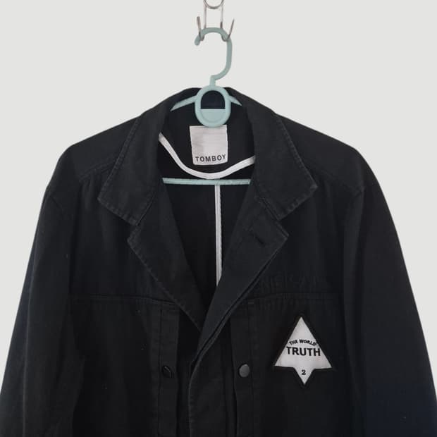 톰보이 빈티지 봄 롱코트 자켓 Women
