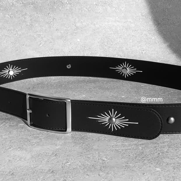 [Unisex] 에스닉 웨스턴 자수 벨트 3컬러