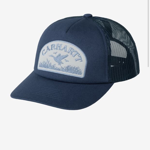 칼하트 테이크 오프 트러커 캡 블루