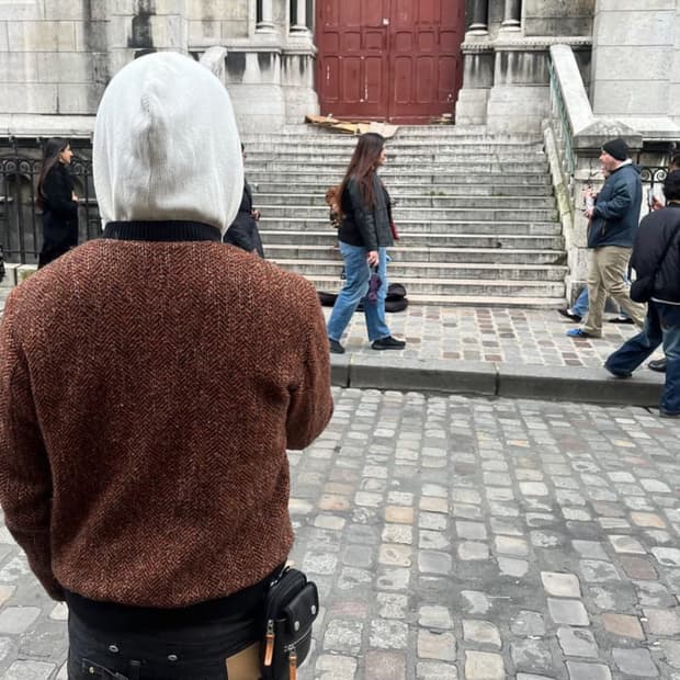 드리스 반 노튼 트위드 봄버 자켓