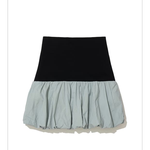 파르티멘토 우먼 퍼프 스커트 스카이