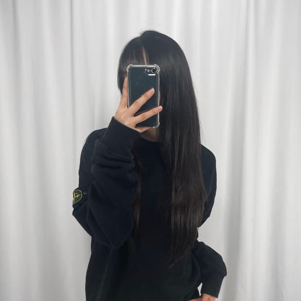 스톤아일랜드 19FW 블랙 맨투맨